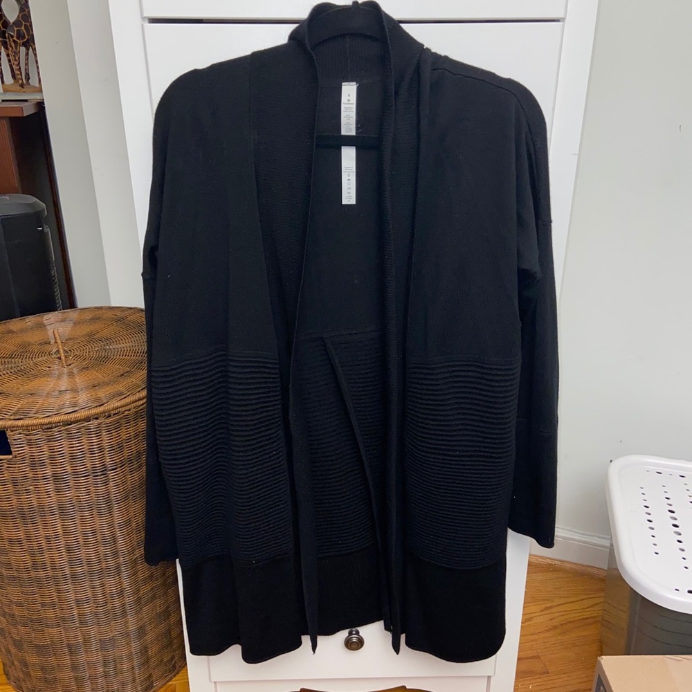 Lululemon long merino wool cardigan